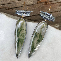Moss Agate Earrings